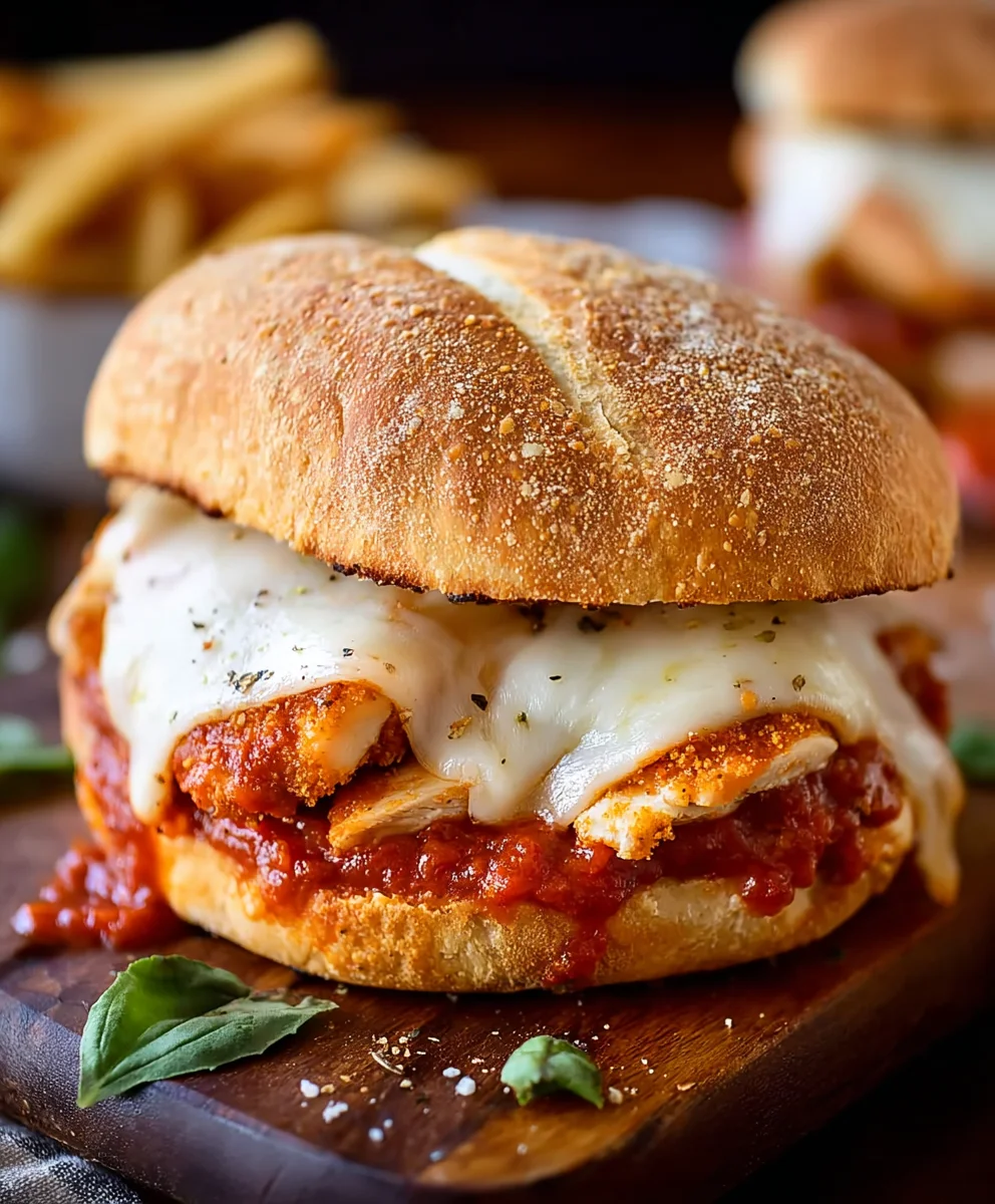 Easy Chicken Parmesan Sandwiches - Quick & Delicious Meal