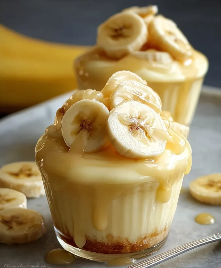 Easy Banana Custard Cups – Quick Dessert Treat