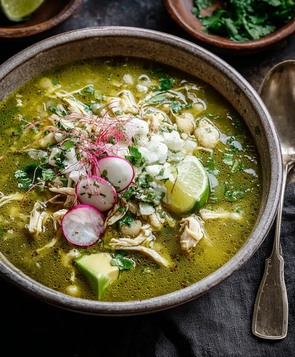 Authentic Beef Pozole Verde Soup Recipe