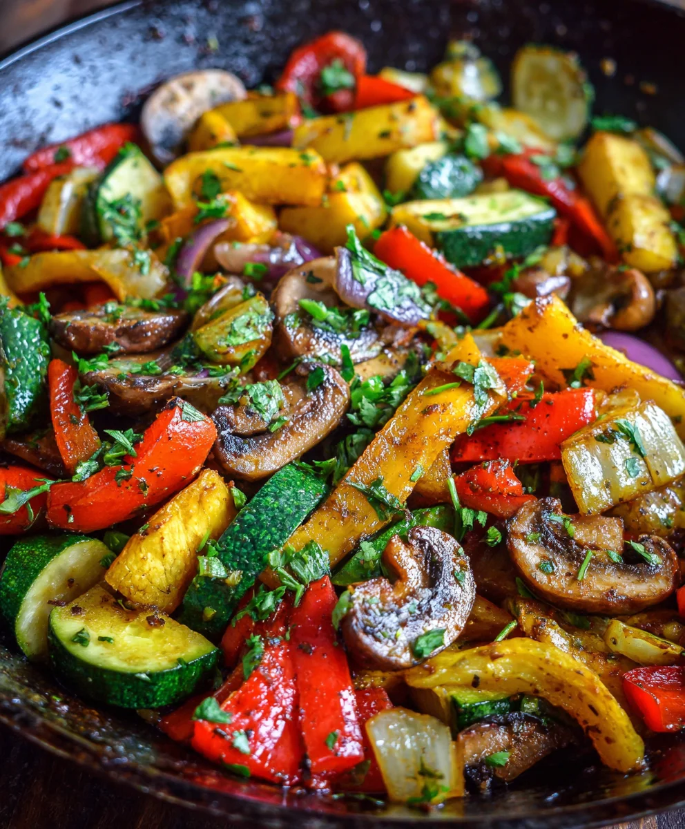 Healthy Sautéed Vegetables Quick Flavorful Nutritious
