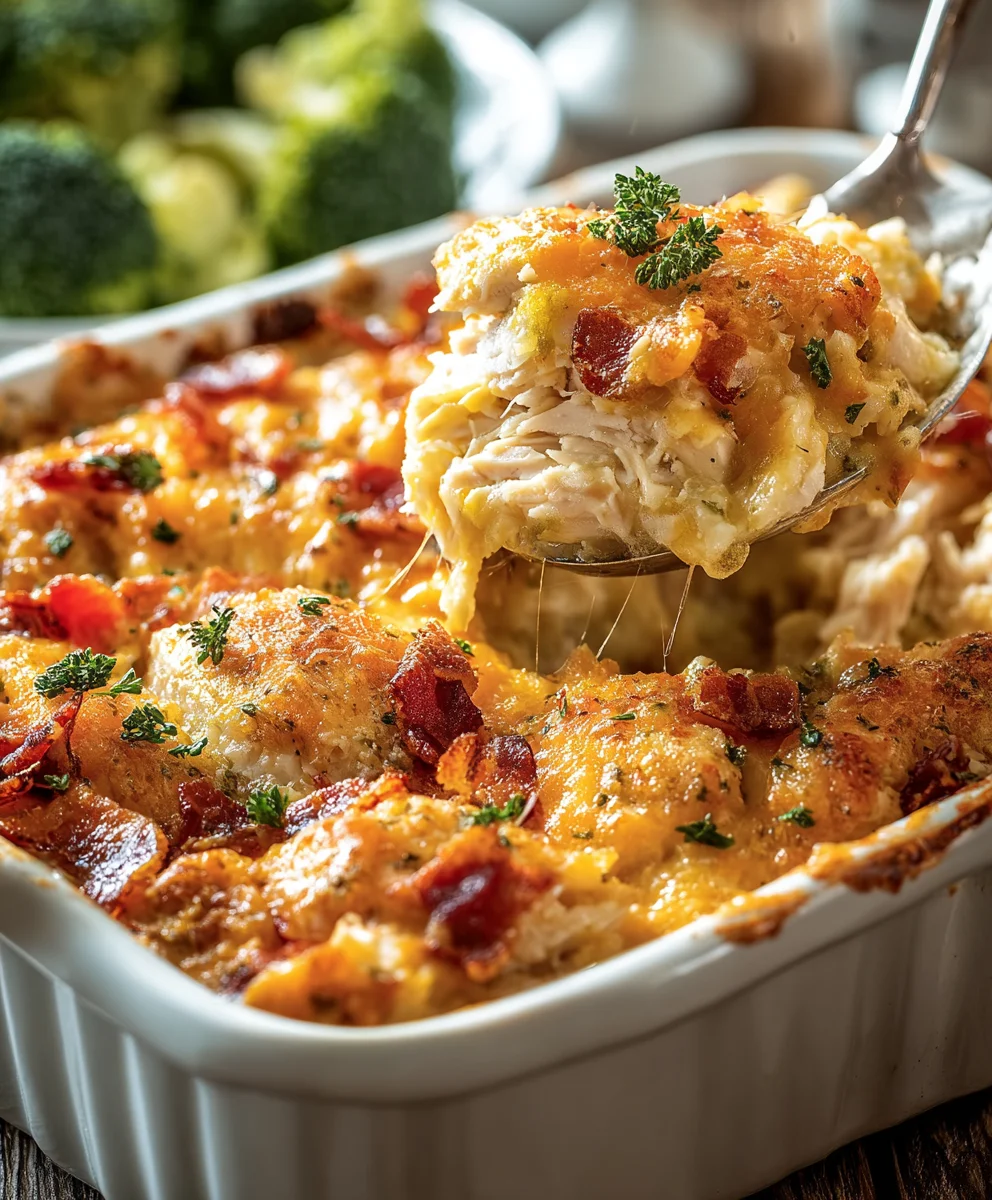 Low-Carb Chicken Casserole - Easy & Delicious Meal