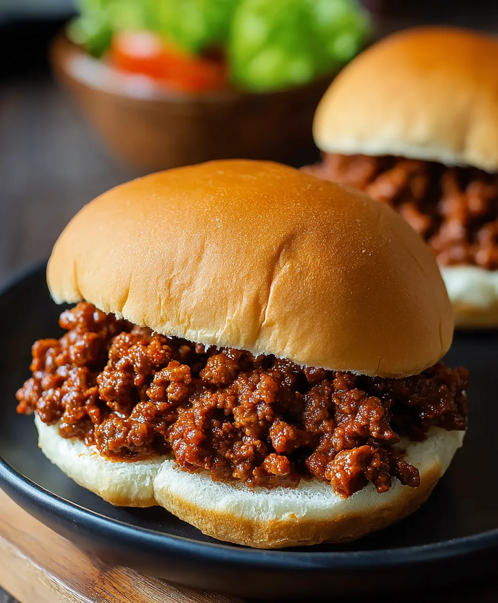 Easy Homemade Sloppy Joe Sandwiches - Quick & Delicious Recipe
