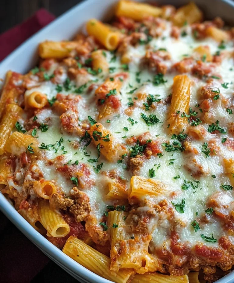 Ultimate Creamy Cheesy Baked Ziti Recipe