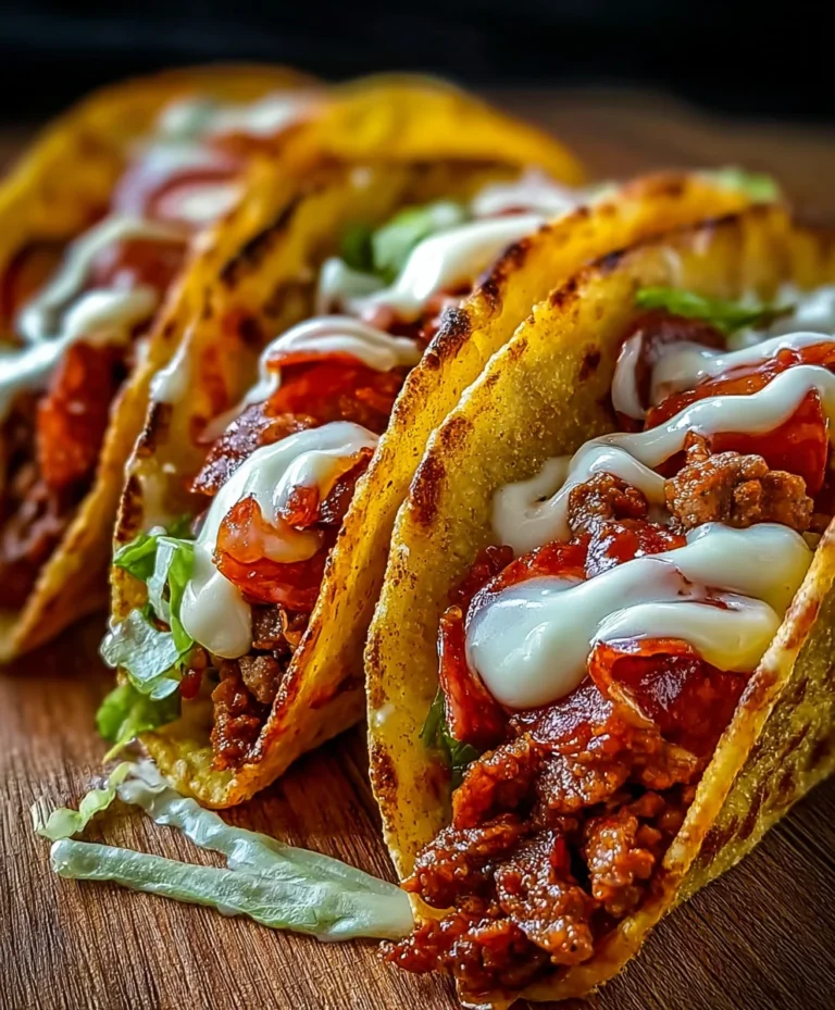 Meat Lovers Pizza Tacos – Delicious Beef Recipe