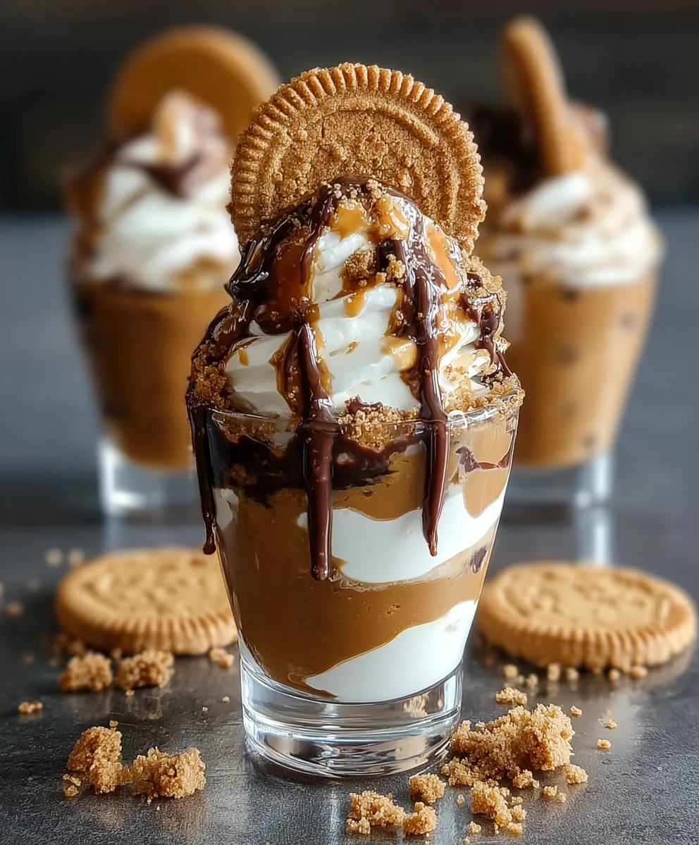 Cookie Butter Shooters- Delicious No-Bake Dessert Shooters