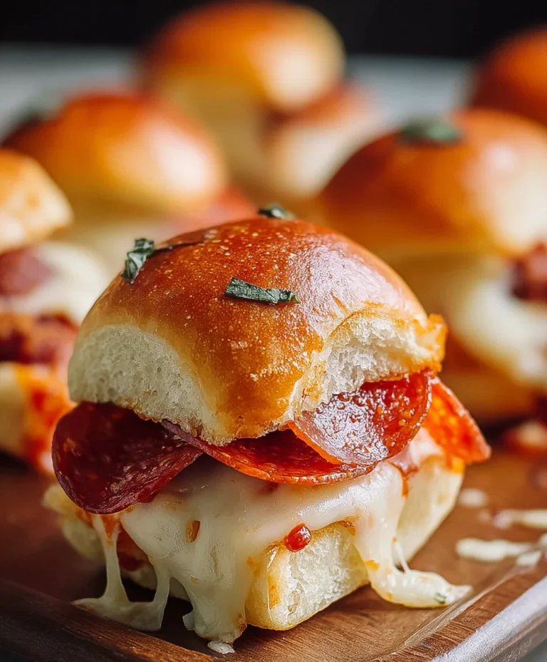 Beef Beef Pepperoni Pizza Sliders – Easy Appetizer