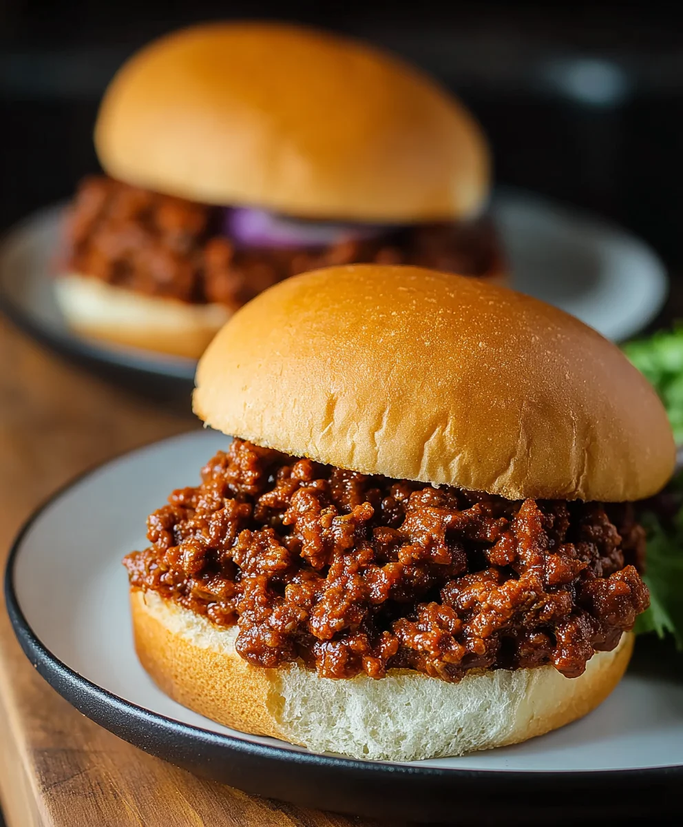 Easy Homemade Sloppy Joe Sandwiches - Quick & Delicious Recipe