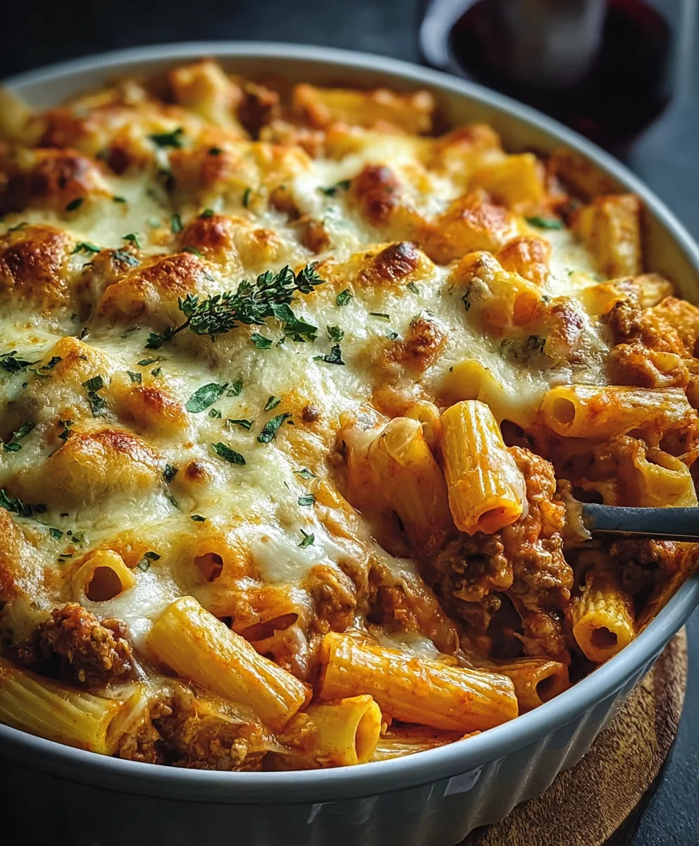 Ultimate Creamy Cheesy Baked Ziti Recipe