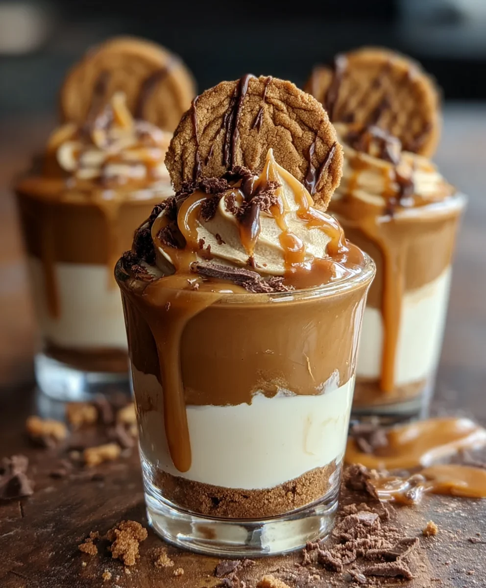Cookie Butter Shooters- Delicious No-Bake Dessert Shooters
