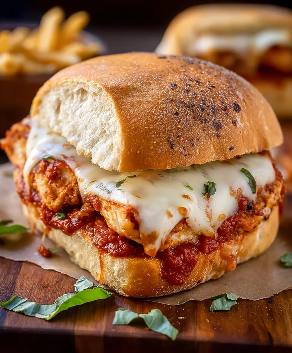 Easy Chicken Parmesan Sandwiches - Quick & Delicious Meal
