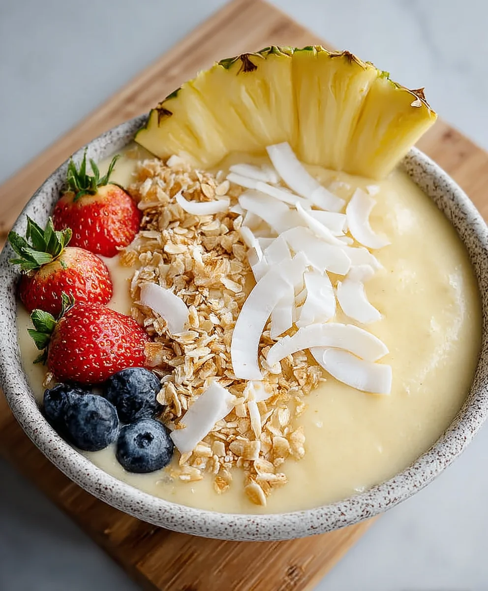 Piña Colada Smoothie Bowl- Tropical Delight