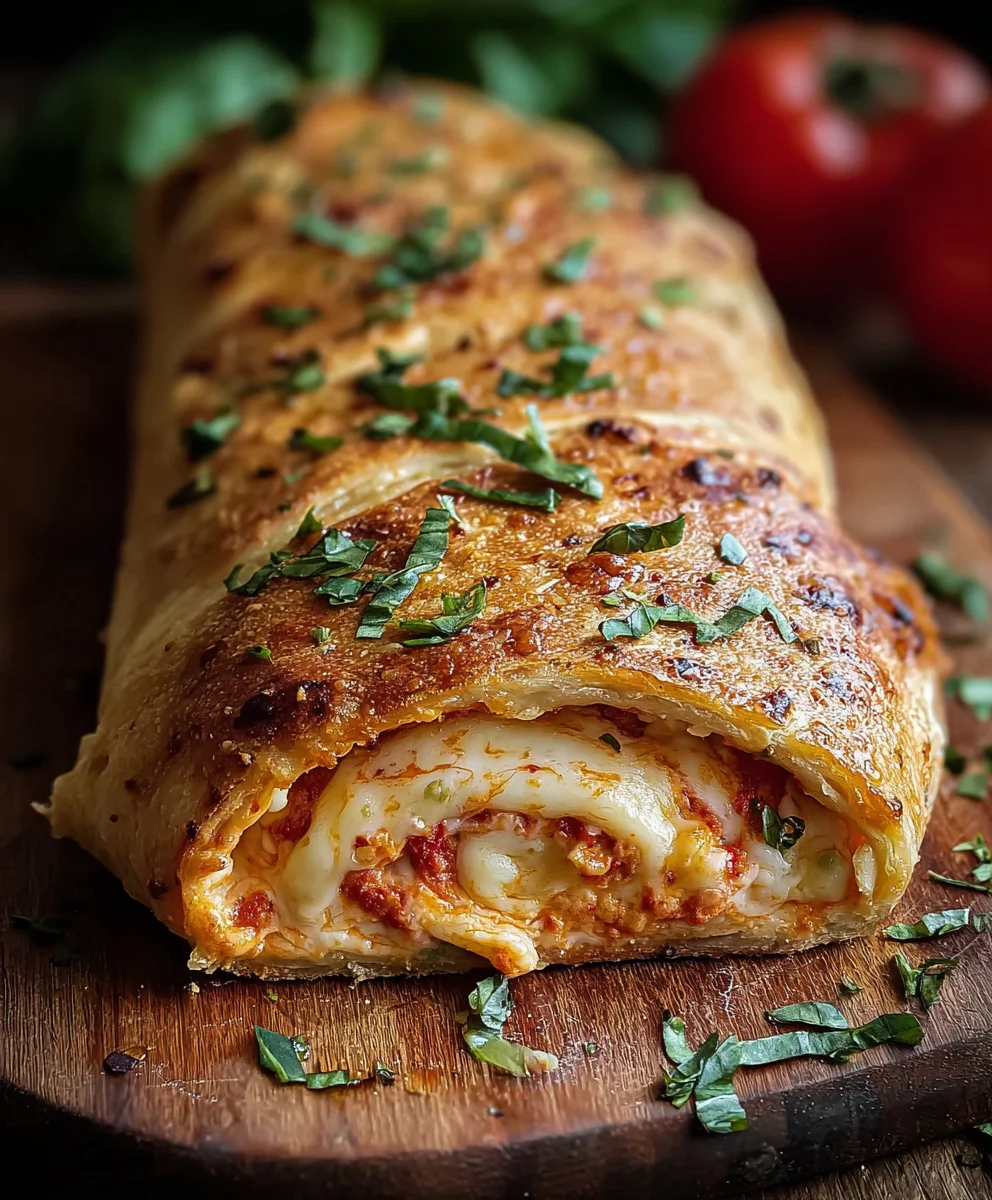 Classic Homemade Stromboli- Easy Recipe