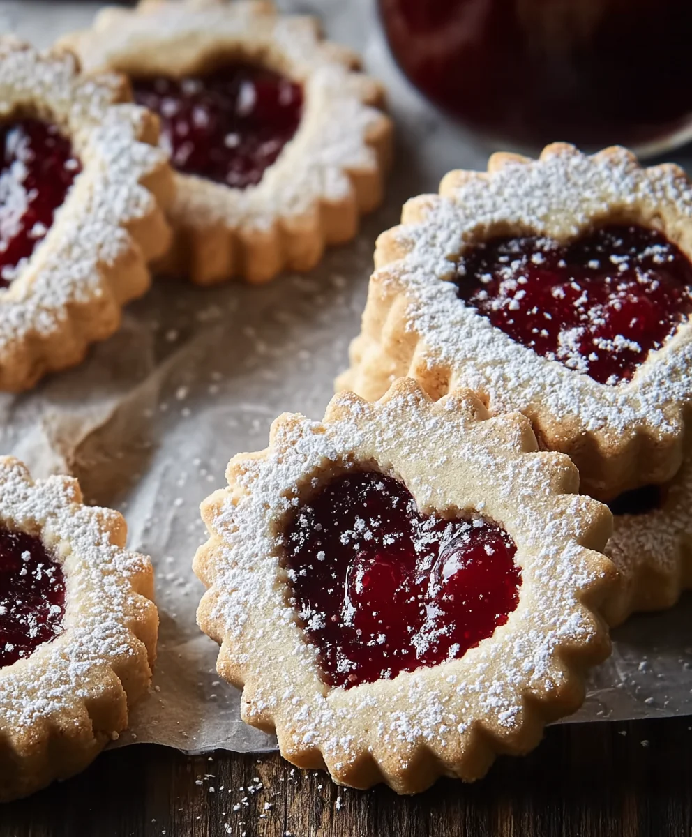 Classic Linzer Cookies - Buttery Almond Perfection