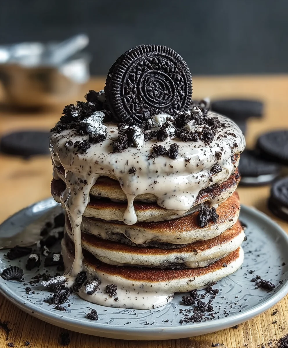 Decadent Oreo Pancakes - Easy Dessert Recipe
