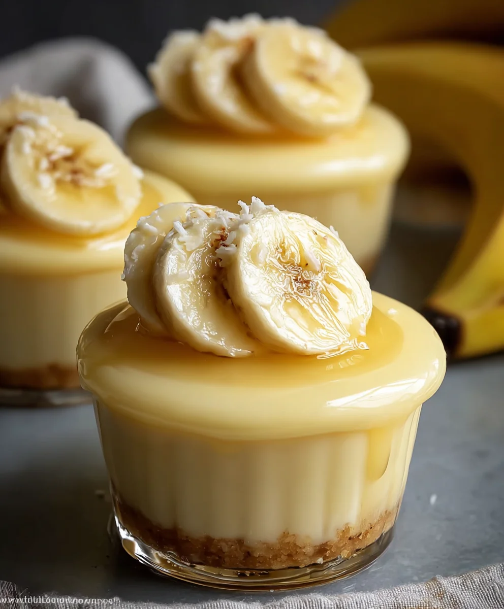 Easy Banana Custard Cups - Quick Dessert Treat
