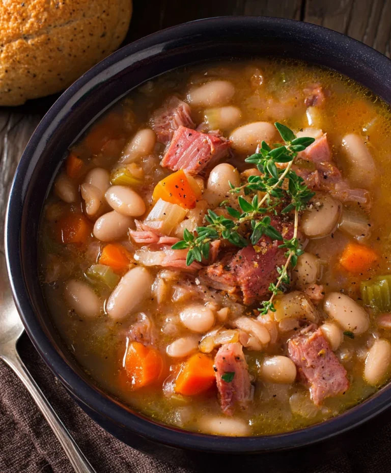 Hearty Beef Beef Ham and Bean Soup Recipe