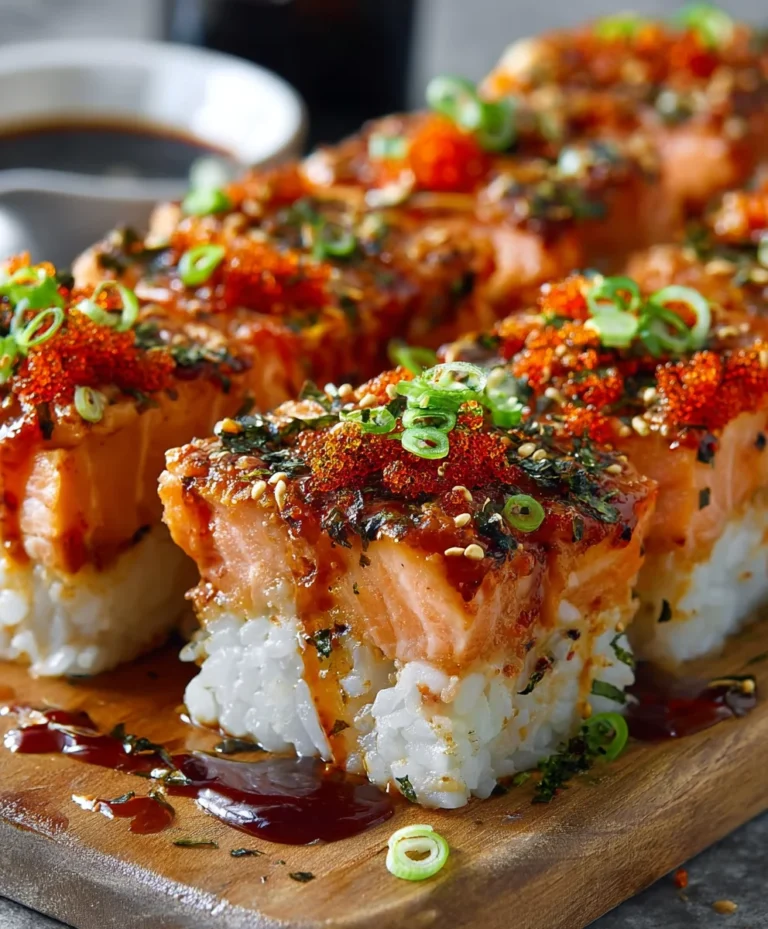 Spicy Salmon Sushi Bake Easy Recipe