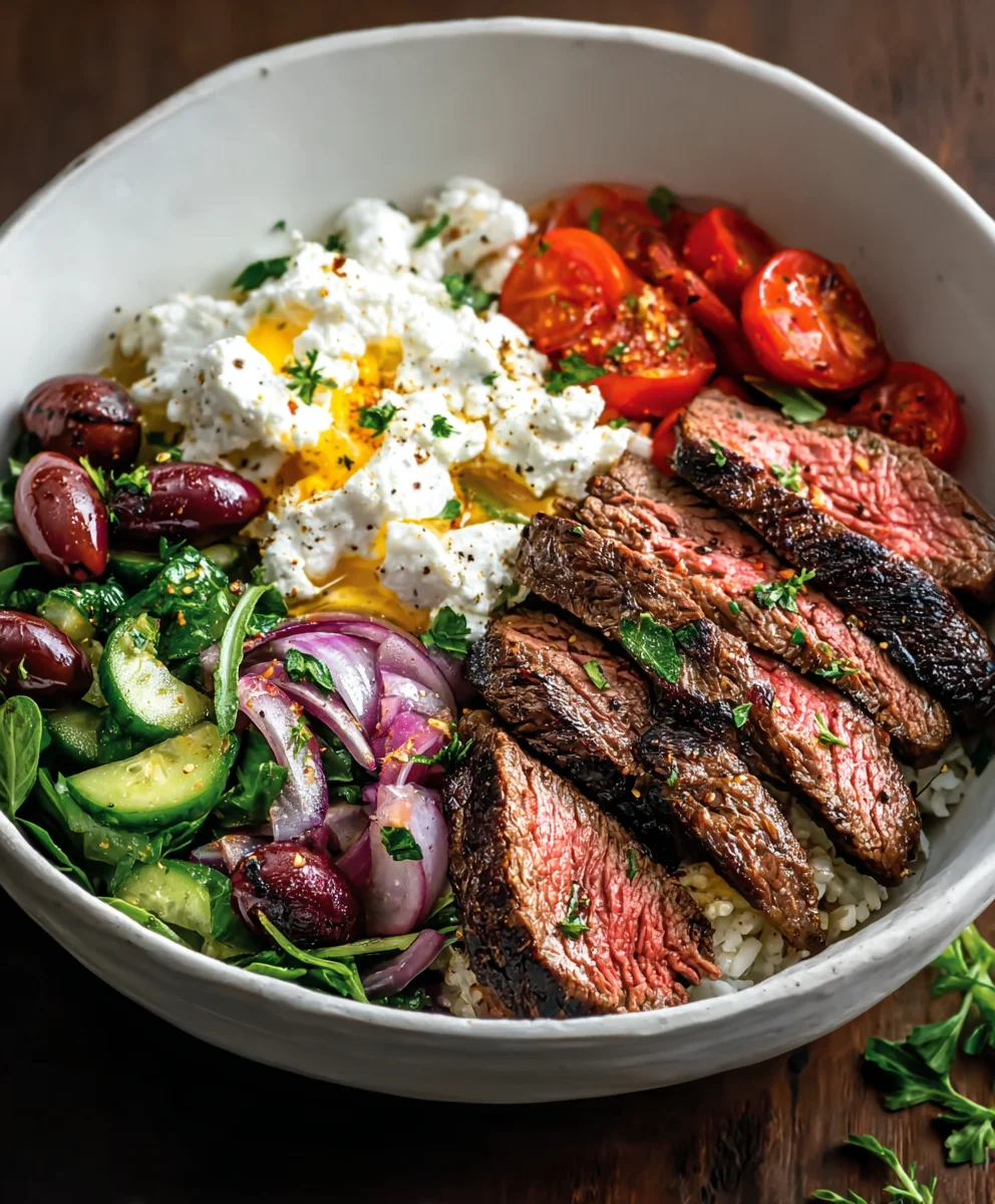Mediterranean Beef Bowl Recipe- Quick & Flavorful
