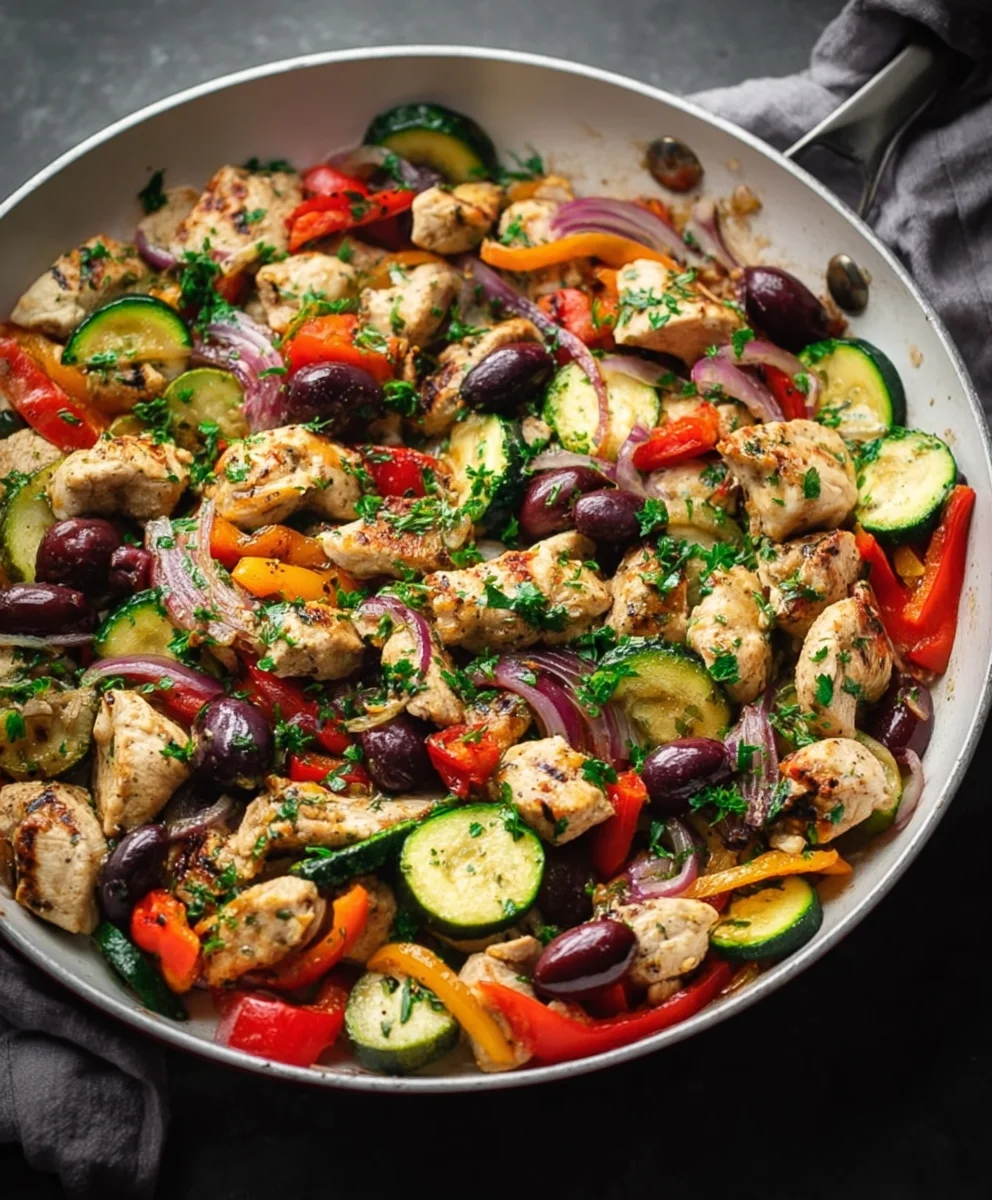 Easy Mediterranean Chicken Stir Fry Recipe