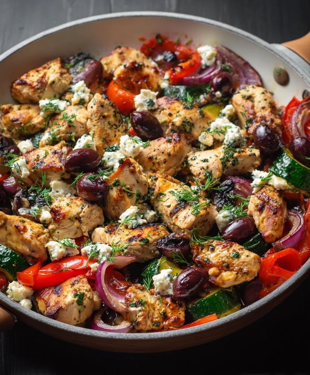 Easy Mediterranean Chicken Stir Fry Recipe