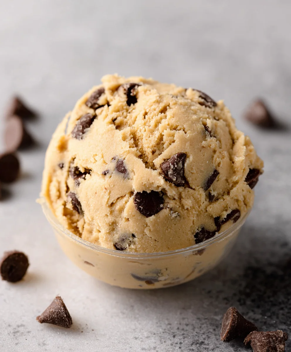 Edible Chocolate Chip Cookie Dough - Easy & Delicious