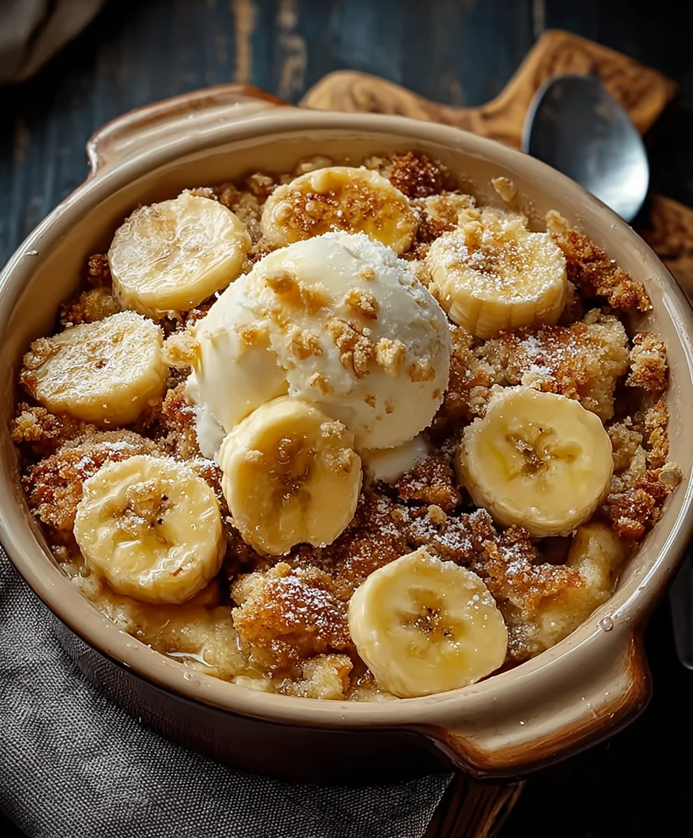 Southern Banana Cobbler Delight Recipe - Easy & Delicious