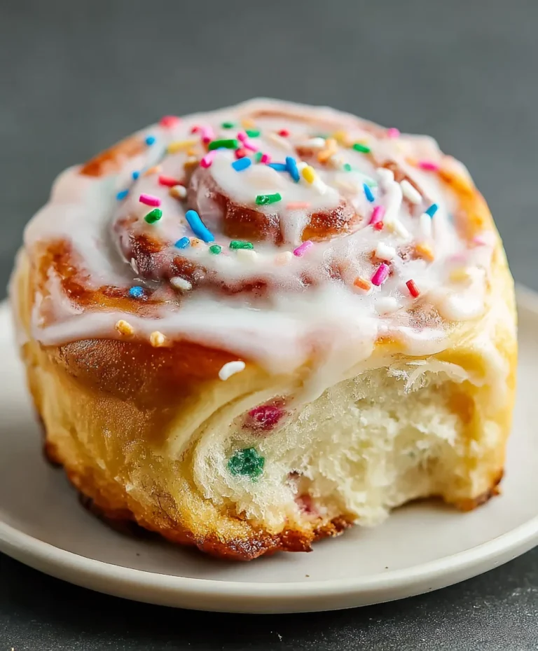 Funfetti Cinnamon Rolls- Easy & Delicious Treat