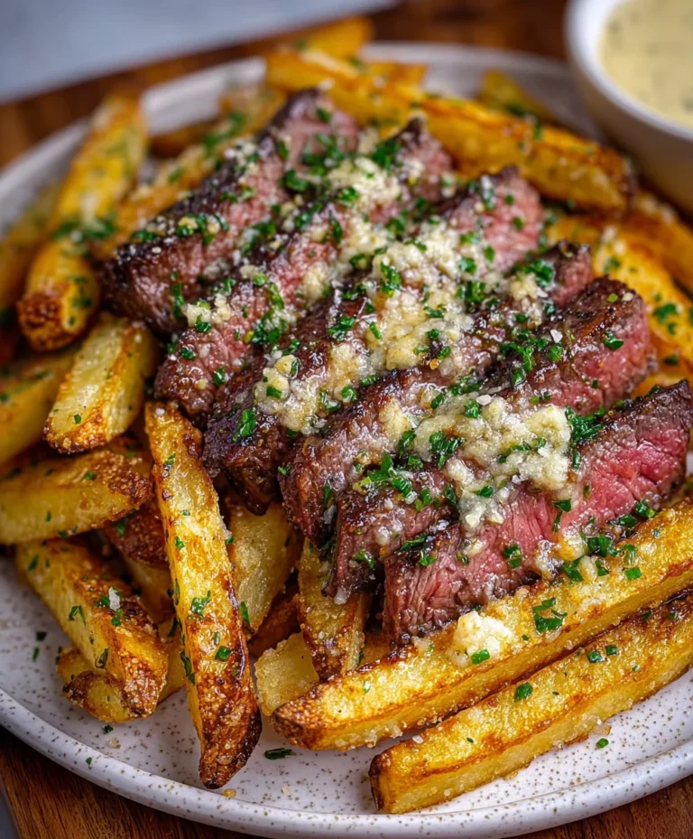 Garlic Parmesan Steak Fries – Crispy & Flavorful