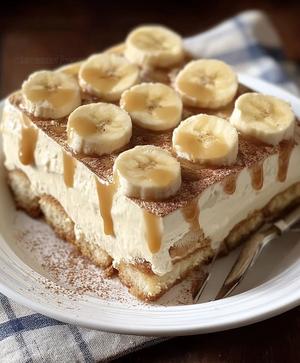 Easy Banana Tiramisu - Delicious No-Non-Alcoholic Alternative Dessert