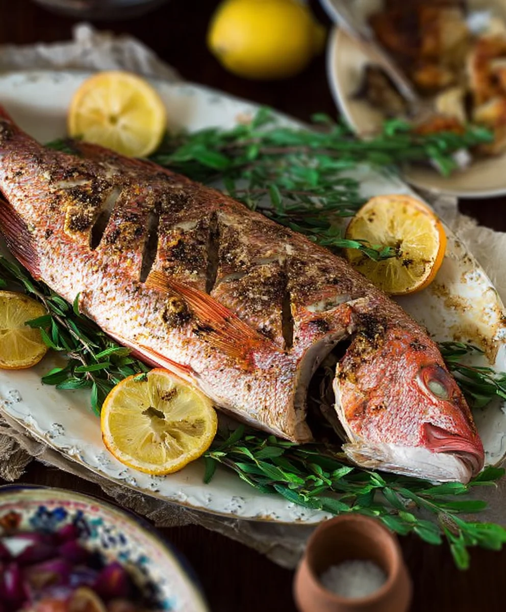 Oven Baked Whole Snapper - Deliciously Simple Seafood Recipe