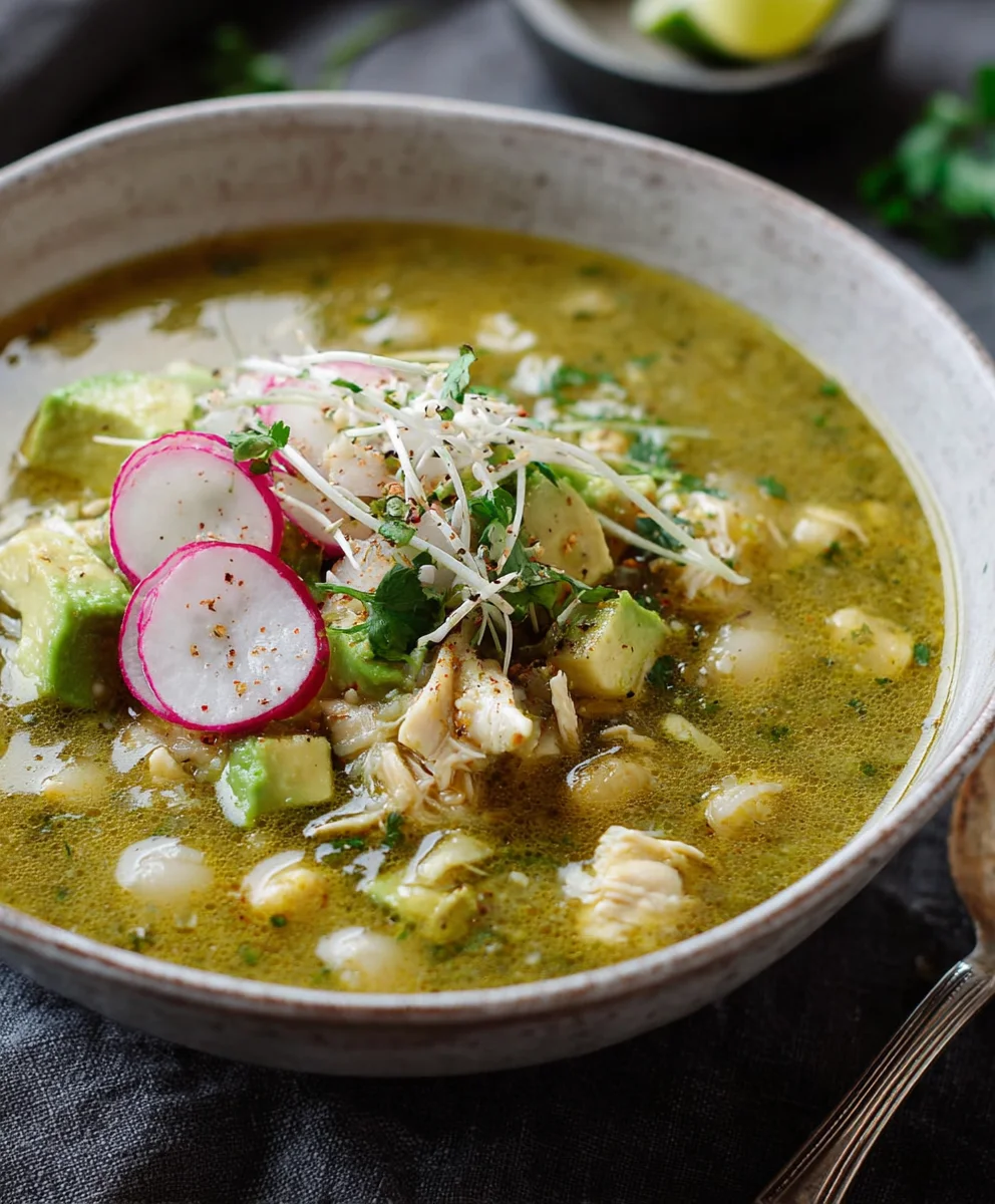 Authentic Beef Pozole Verde Soup Recipe
