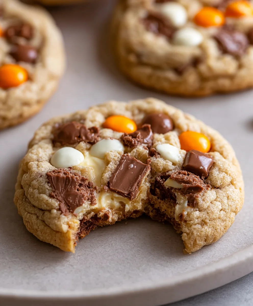 Reese's Cheesecake Cookies- Decadent Chocolate Peanut Butter Bliss