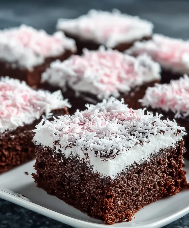 Sno Ball Brownies-Rich Chocolate Delight