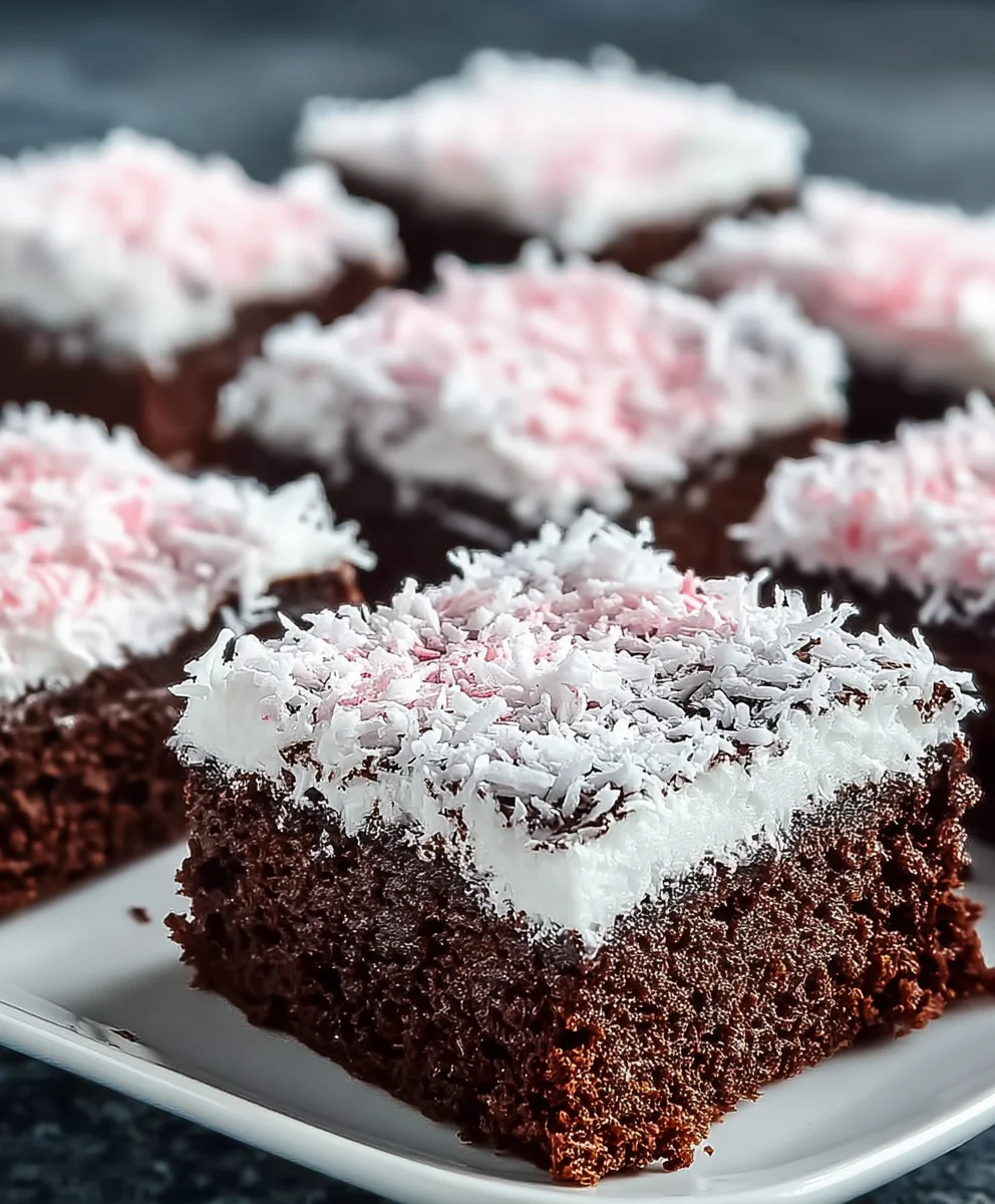Sno Ball Brownies-Rich Chocolate Delight