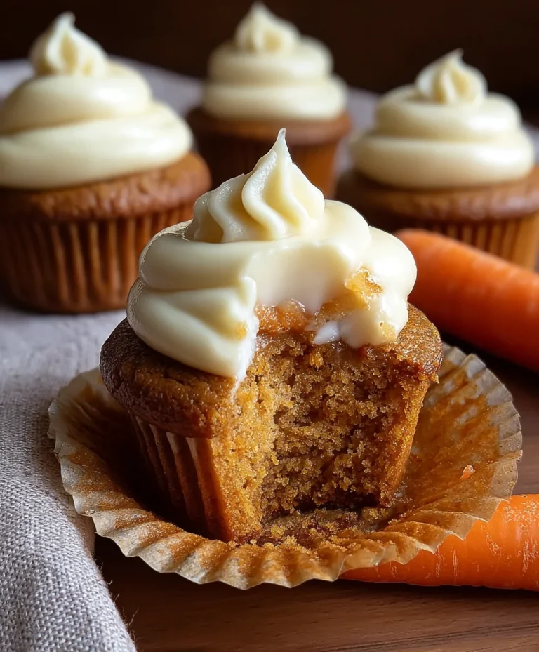Carrot Cheesecake Cupcakes-Decadent Creamy Dessert