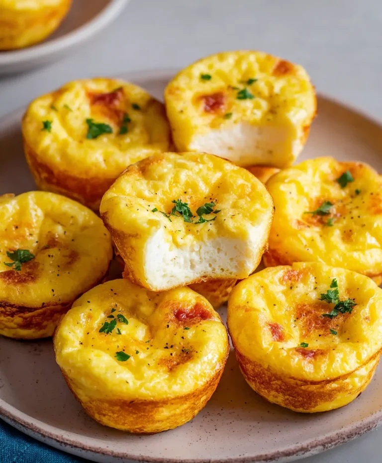 Creamy Cottage Cheese Egg Bites-Easy & Delicious