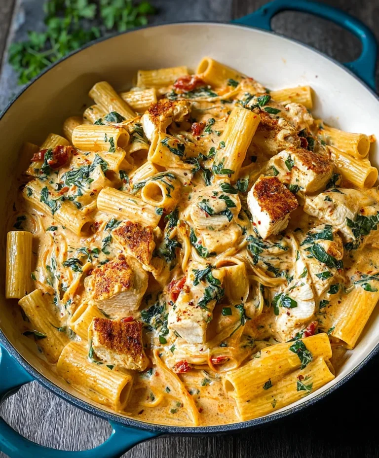 Easy Creamy Tuscan Chicken Pasta – Quick Dinner Recipe