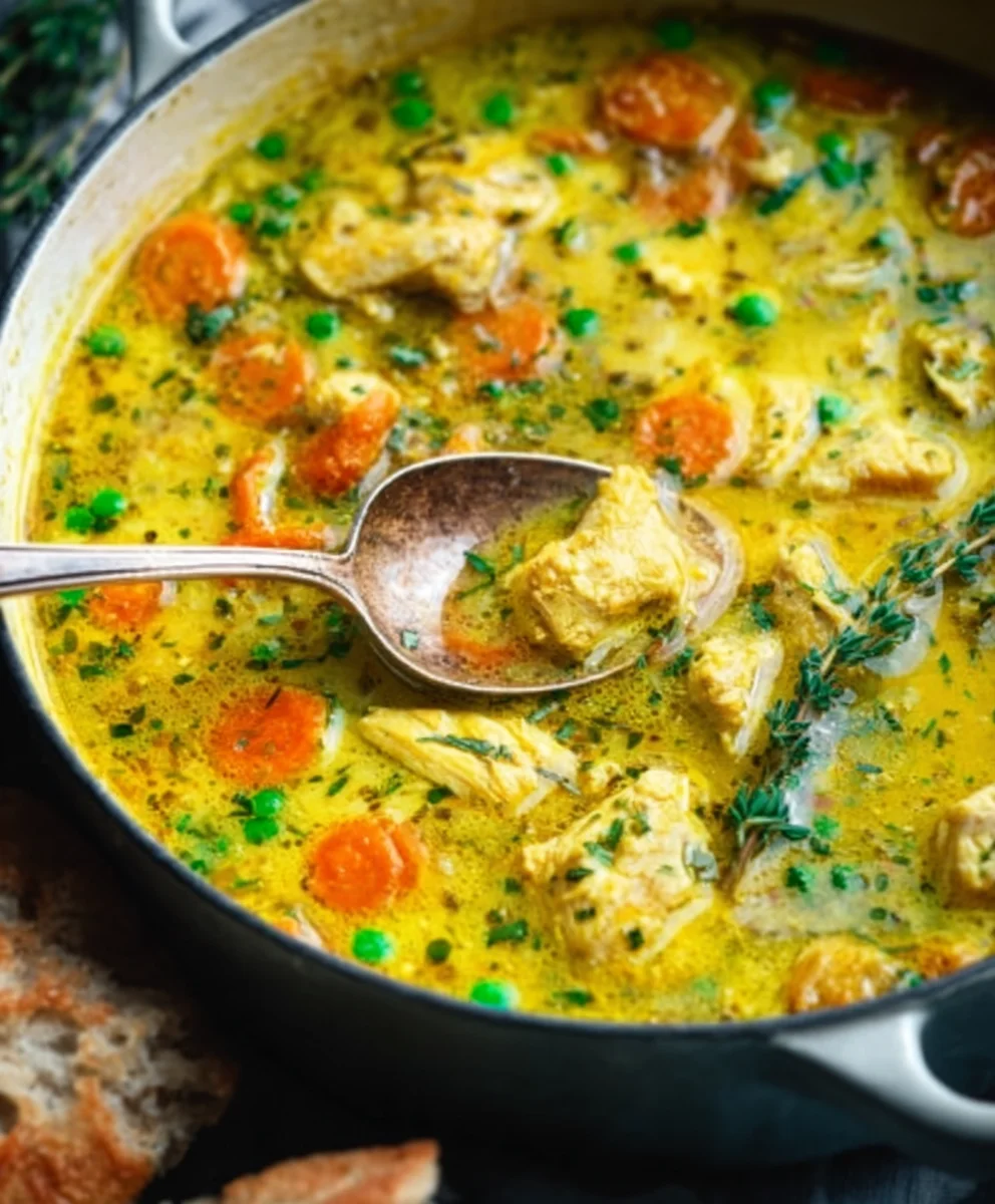 Anti Inflammatory Turmeric Chicken Soup Recipe