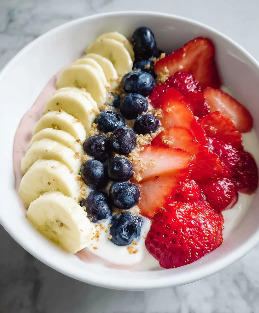 Quick Greek Yogurt Fruit Smoothie Bowl Recipe