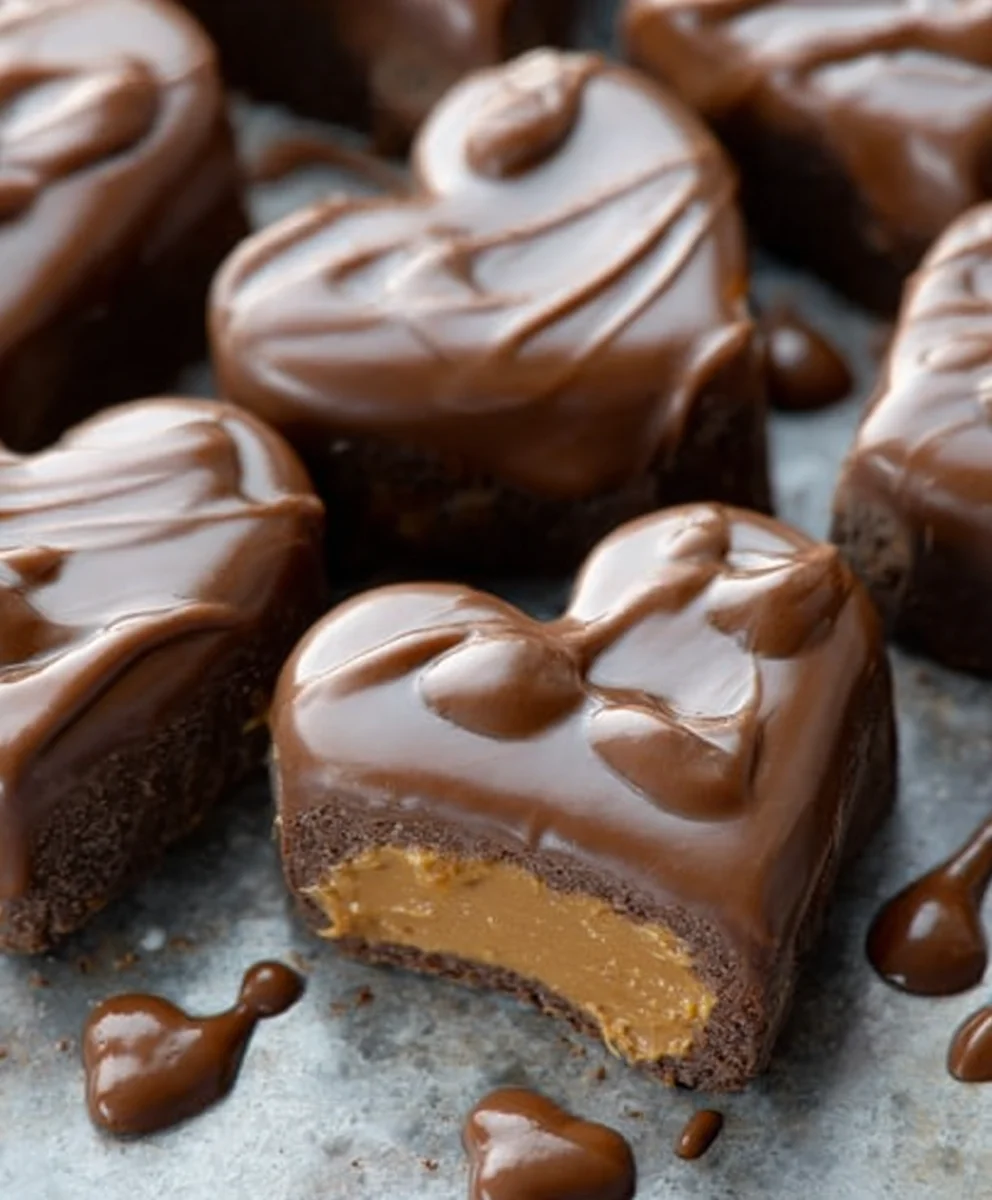 Chocolate Peanut Butter Vnon-alcoholic alentine Hearts Non-Non-Non-Alcoholic Alternativeic Recipe