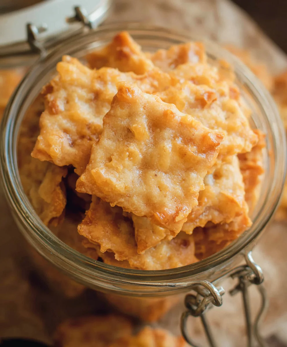 Sourdough Cheddar Crackers - Flavorful Homemade Snack