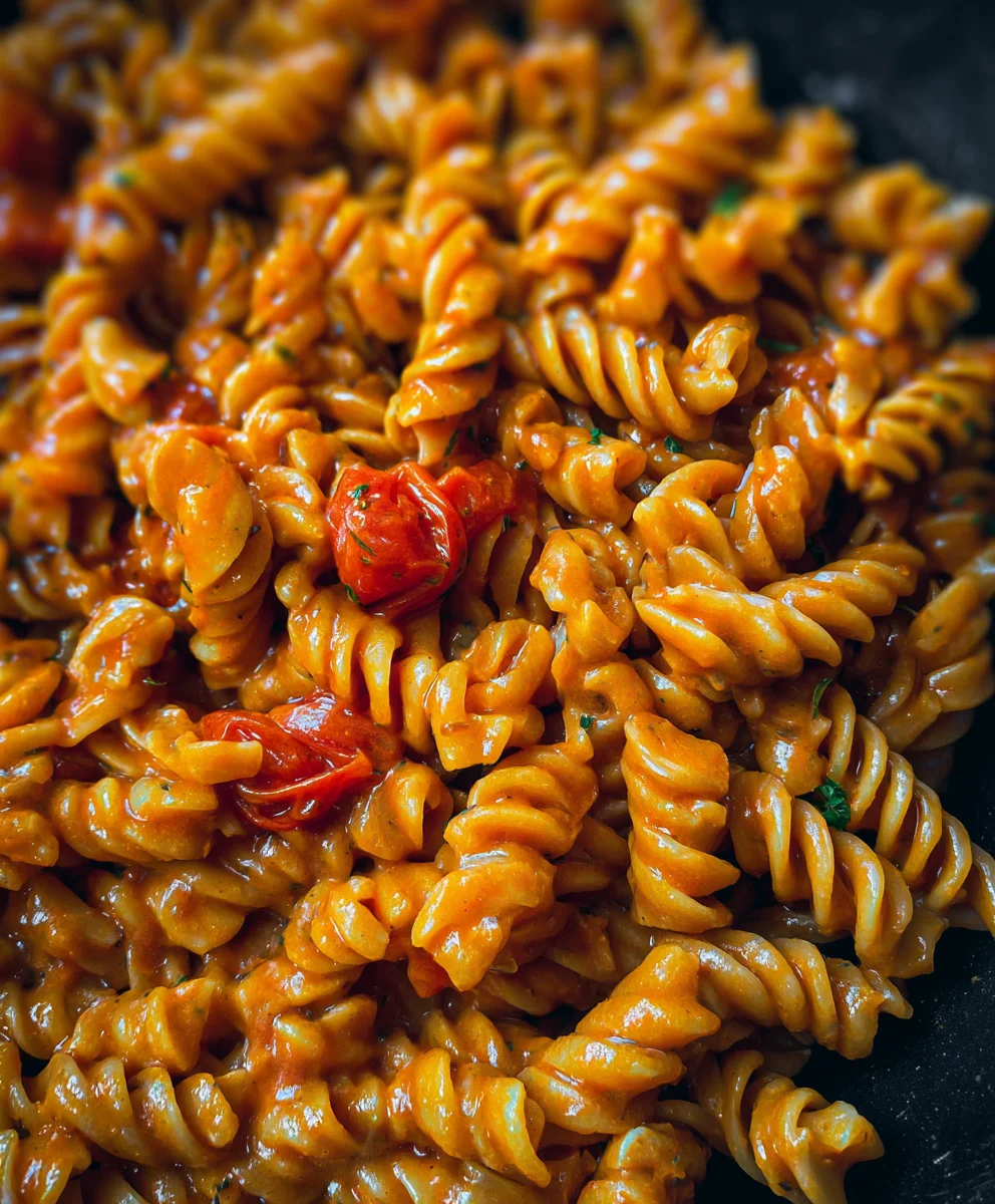 Creamy Vegan Spicy Fusilli - Easy & Delicious Pasta Recipe