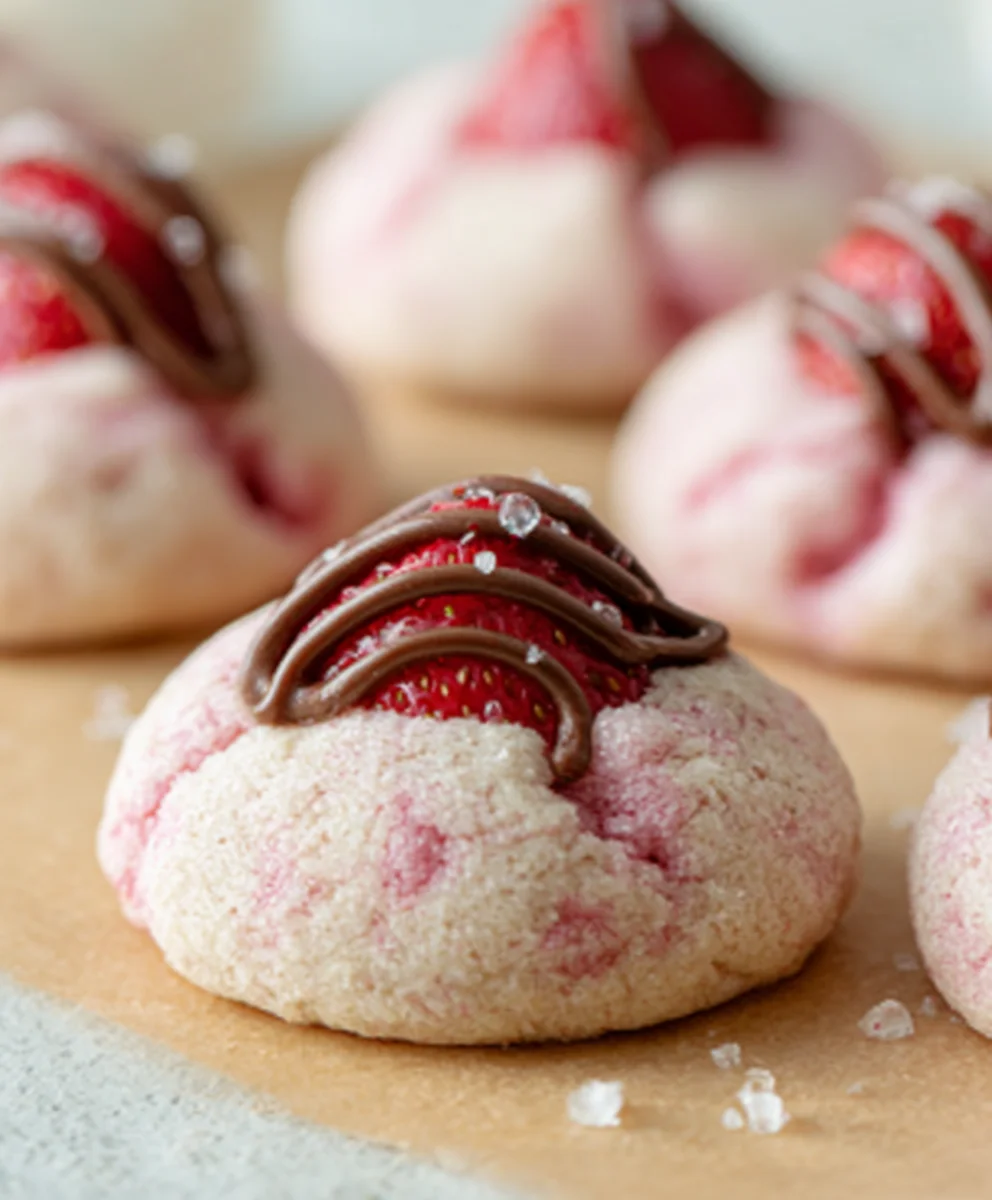 Strawberry Kiss Cookies- Deliciously Sweet & Easy Recipe