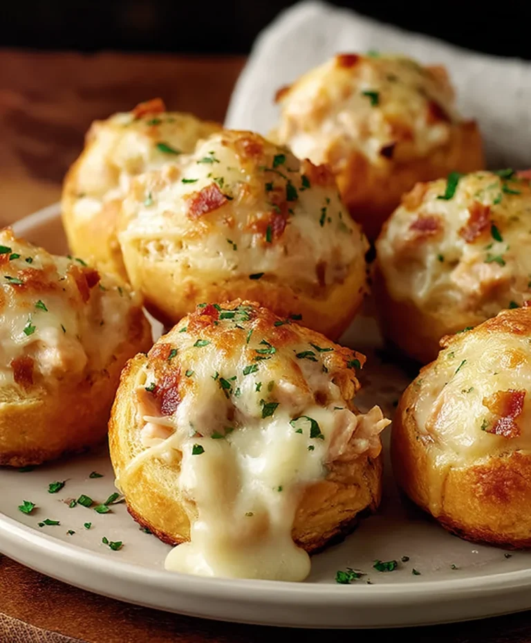 Chicken Alfredo Crazy Puffs-Little Caesars Copycat Recipe