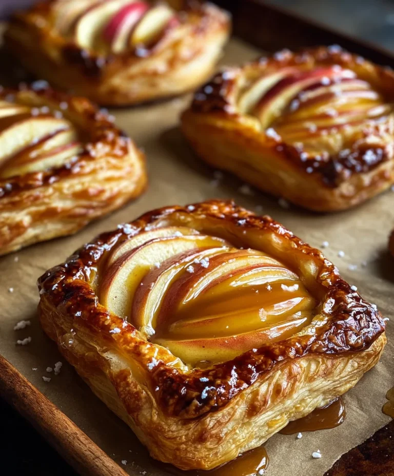 Caramel Apple Puff Pastries – Easy Fall Dessert