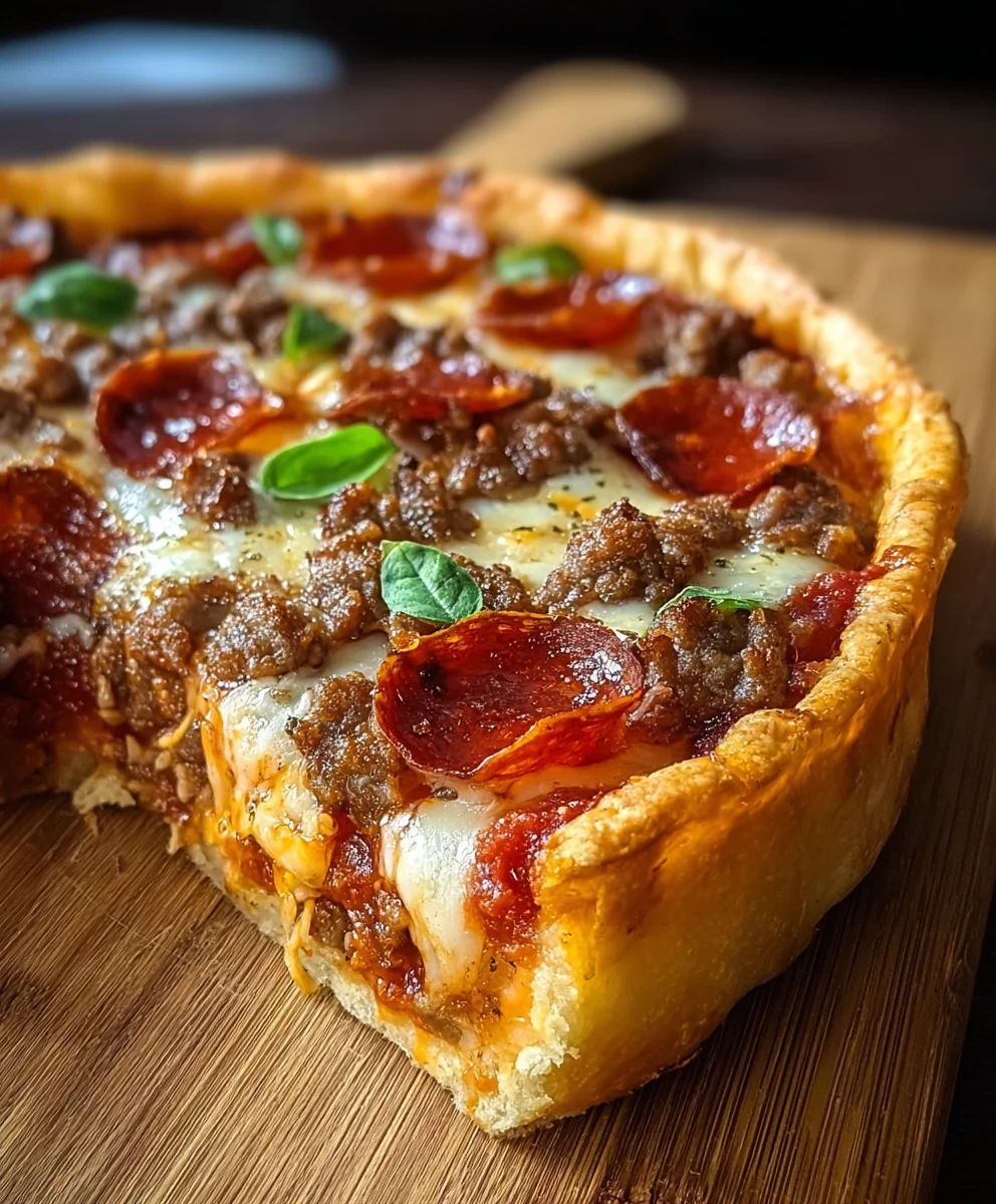 The Ultimate Pizza Burger Pie-Flavorful & Easy