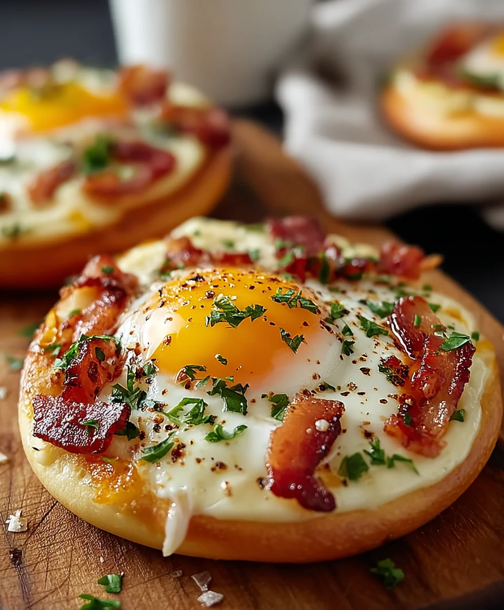 English Muffin Breakfast Pizza - Quick & Easy Meal