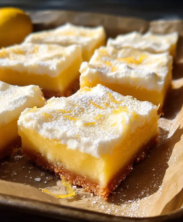 Tangy Citrus Dessert Squares-Easy Refreshing Treat