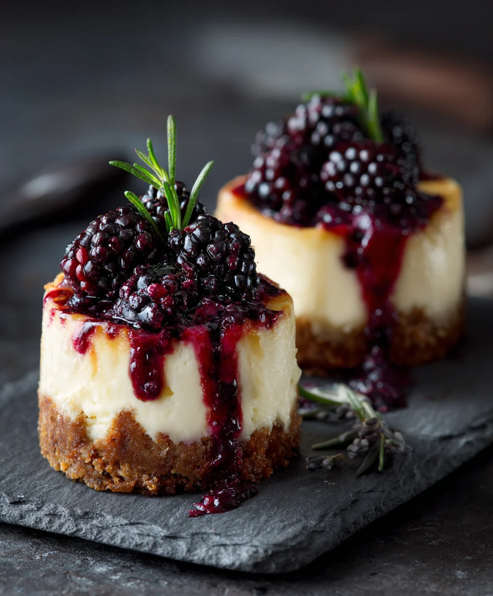 Luscious Blackberry Lavender Cheesecake - Easy Recipe