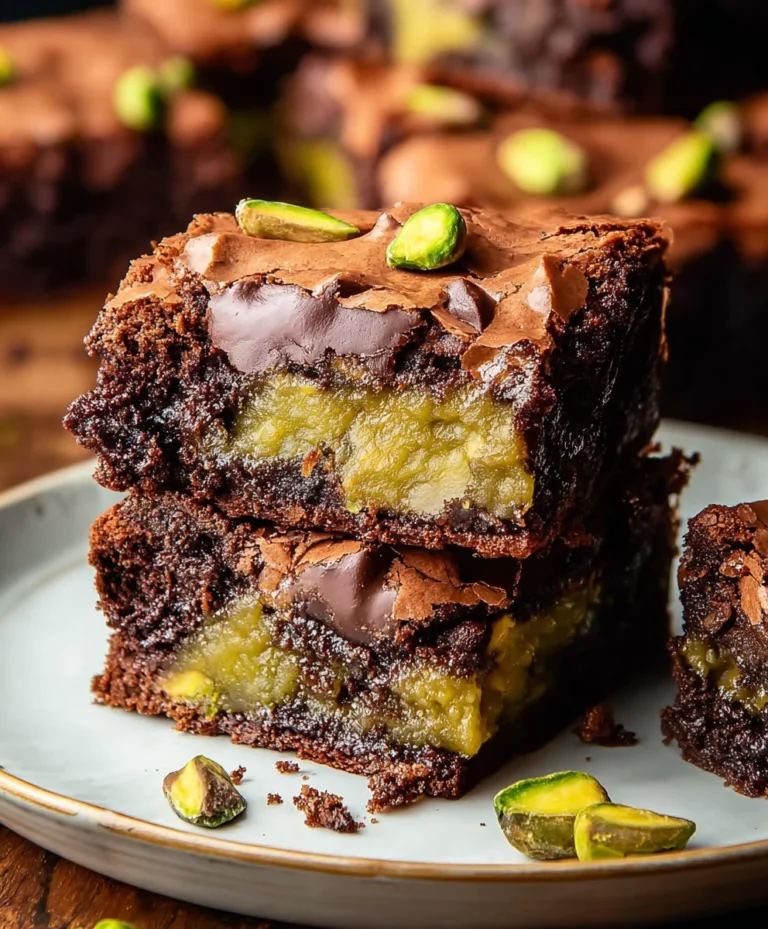 Pistachio Brookies-Deliciously Nutty-Easy Recipe